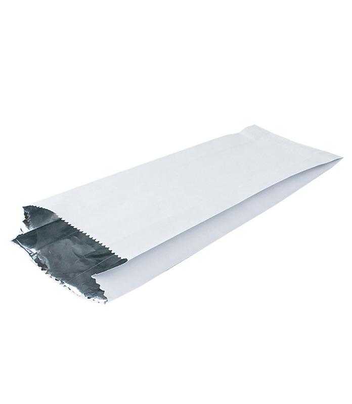 Paper Kebab Bag White Foil Lined