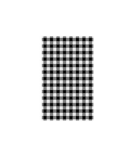Greaseproof Paper Gingham Black Check 200 Per Ctn