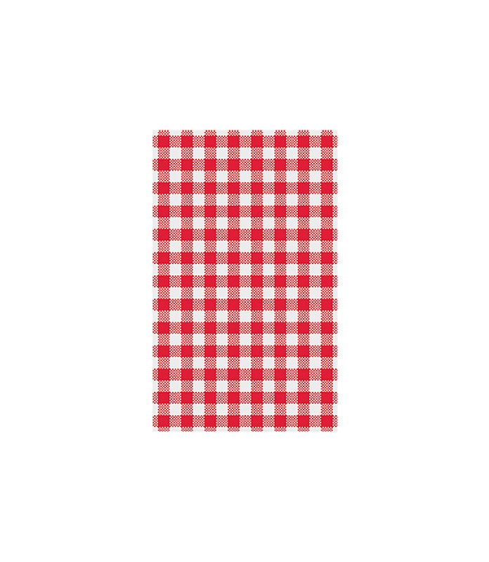 Greaseproof Paper Gingham Red Check (200)
