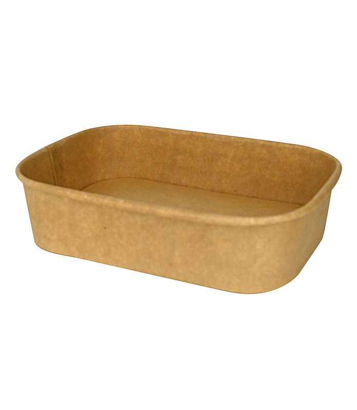 Kraft Deli Rectangular PLA Container 500ml (300)