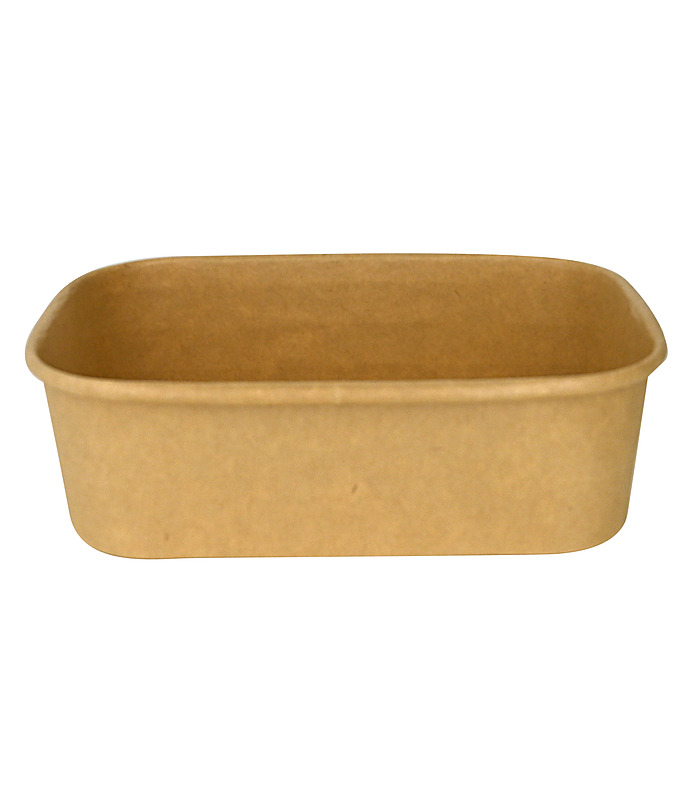 Kraft Deli Rectangular PLA Container 650ml (300)