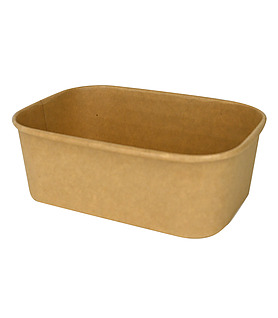 Kraft Deli Rectangular PLA Container 750ml (300)
