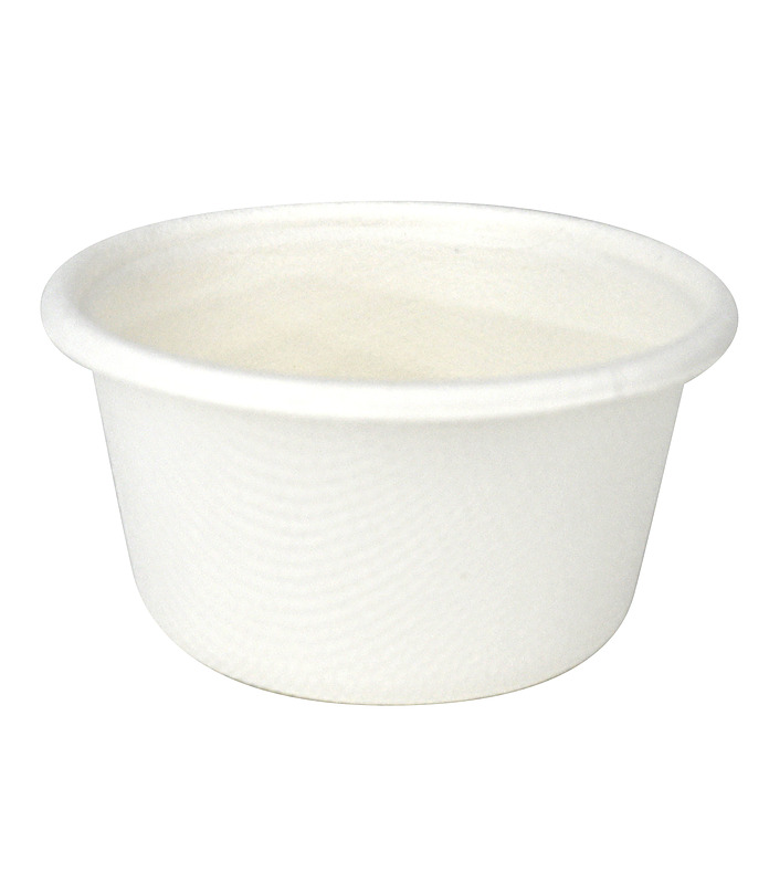 ECO-GO Sugarcane Sauce Cup White 60ml 1000 Per Ctn