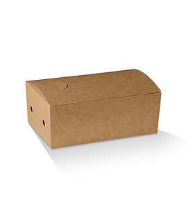 Snack Box Small Kraft/White 172 x 104 x 55mm
