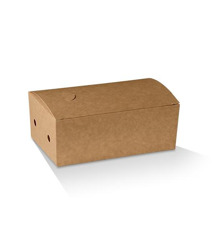 Snack Box Small Kraft/White 172 x 104 x 55mm