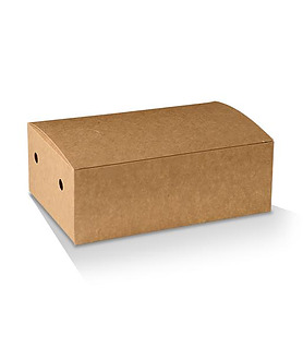 Snack Box Medium Kraft/White 172 x 104 x 66mm