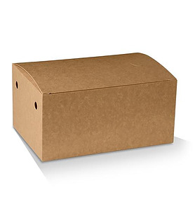 Snack Box Family Kraft/White 210 x 140 x 102mm