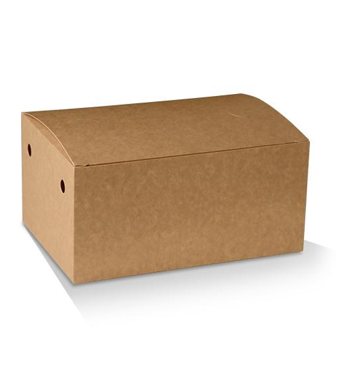 Snack Box Family Kraft/White 210 x 140 x 102mm