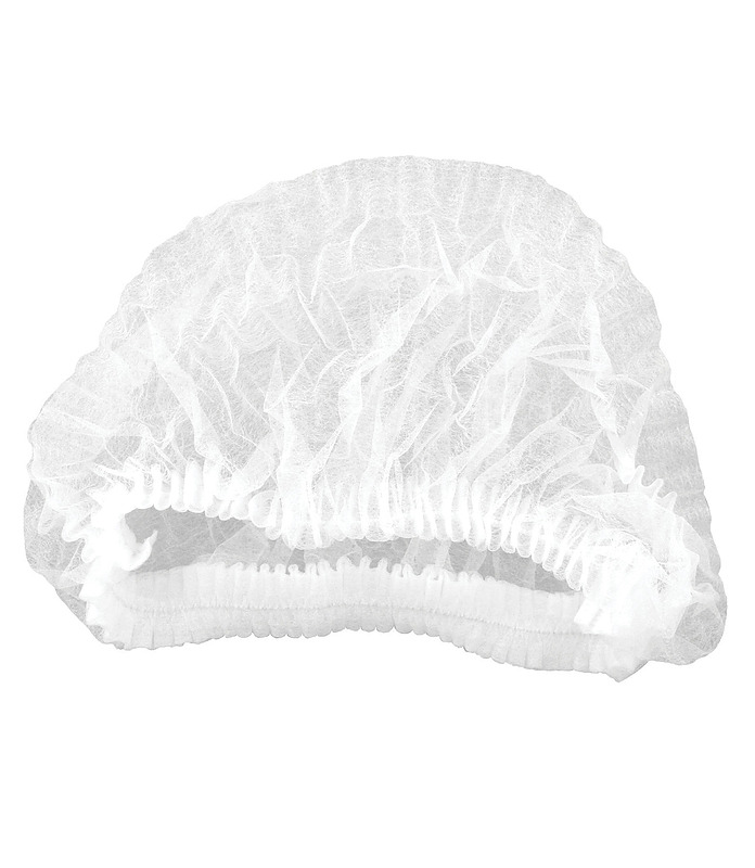 Hair Net Crimped White 