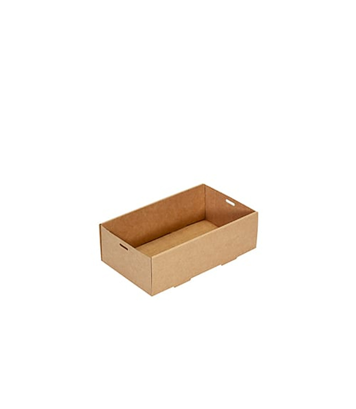 Catering Tray Kraft #1, 258 x 150 x 80mm