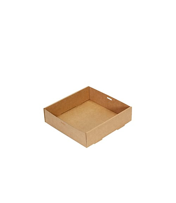 Catering Tray Kraft #5, 225 x 225 x 60mm