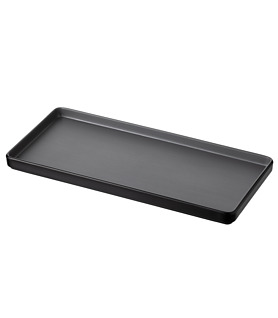 Coucou Melamine Rectangular Plate Grey and Black 325 x 150mm