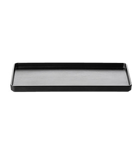 Coucou Melamine Rectangular Plate Black 325 x 150mm