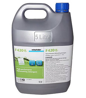 Winterhalter F420 Universal Liquid Glass Detergent 2 x 5Ltr