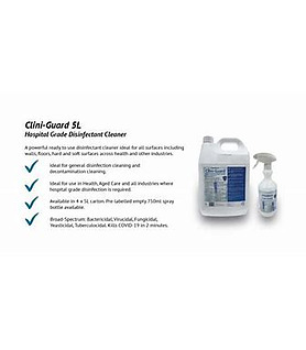 Chemform Clini-Guard Hospital Grade Disinfectant 5Ltr