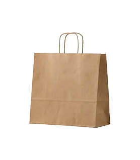Paper Bag Kraft Small 280 x 280mm x 150mm Gusset (250)