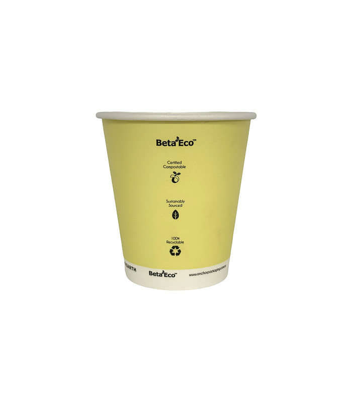BetaEco PLA Cold Cup Yellow 300ml