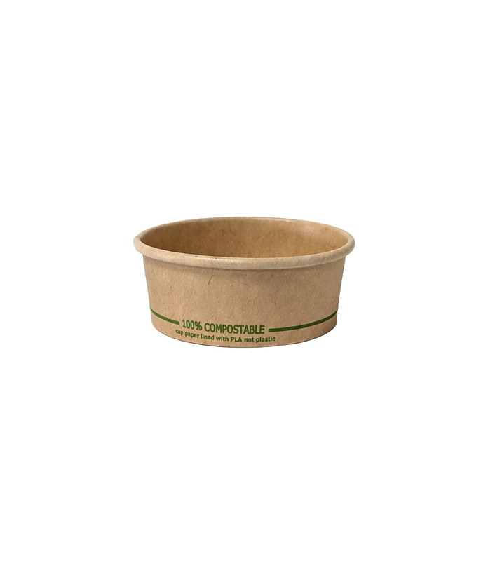 ECO-GO Squat Paper Sauce Cup PLA Kraft 60ml
