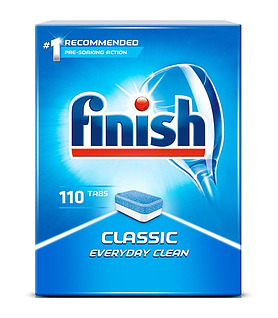 Finish Classic Dishwashing Tablets 110 Ctn CLEARANCE