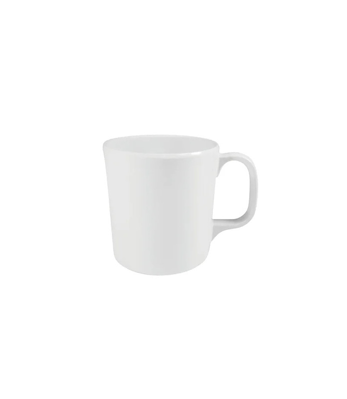 Melamine Mug White 340ml
