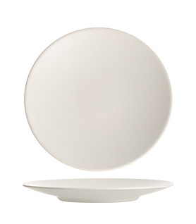 Coucou Melamine Microwave & Oven Safe Round Plate White 255mm