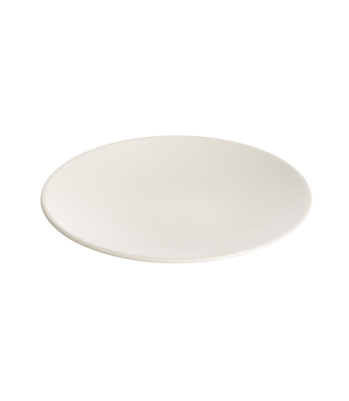 Coucou Melamine Round Plate White 205mm