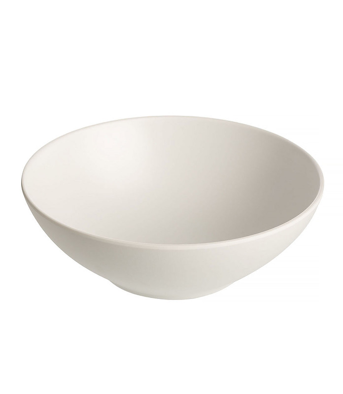 Coucou Melamine Round Bowl White 187mm