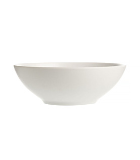 Coucou Melamine Round Bowl White 210mm