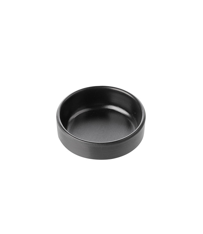 Coucou Melamine Round Sauce Dish Black 58mm