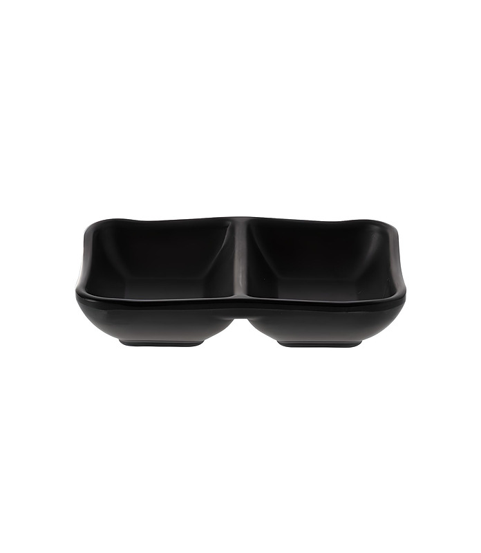 Coucou Melamine Matte 2 Compartment Sauce Dish 125 x 80m