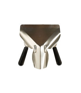 Chip Scoop Double Handled Stainless Steel