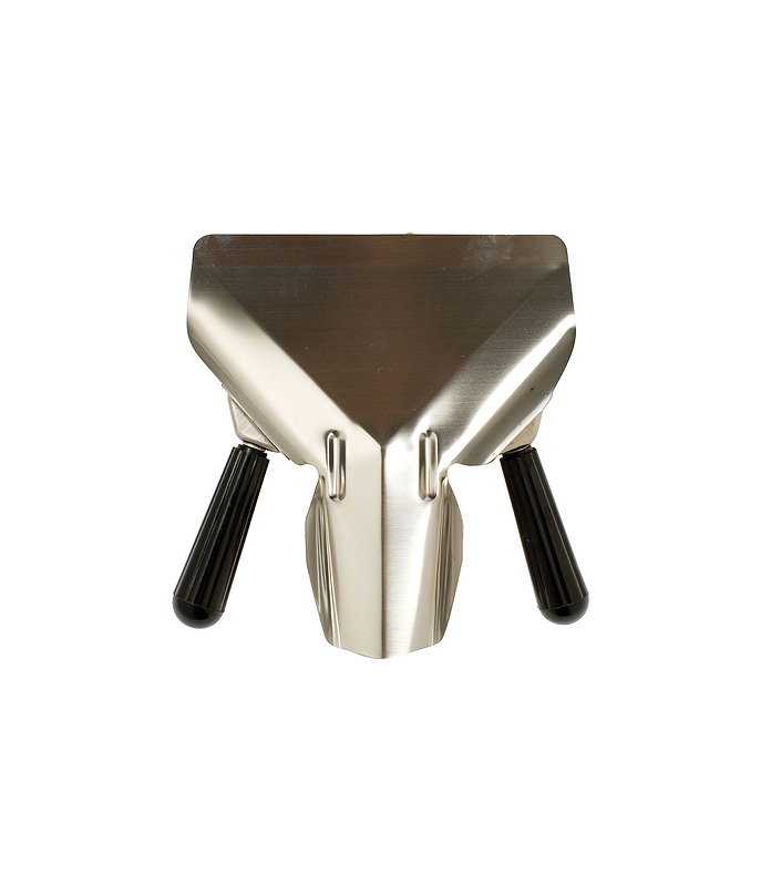 Chip Scoop Double Handled Stainless Steel