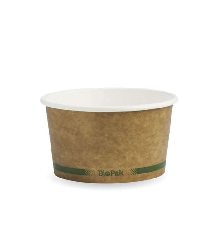 BioBowl Kraft Green Stripe 12oz 