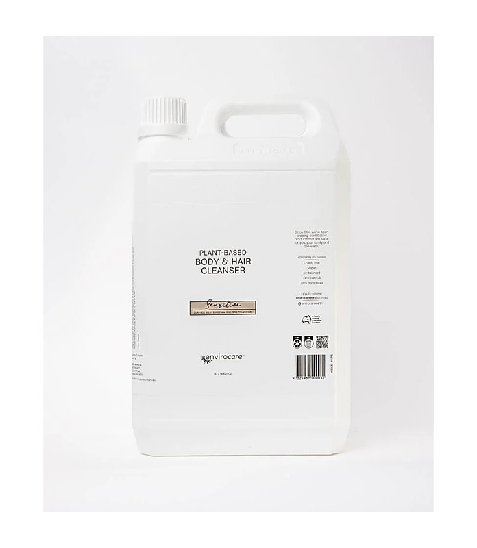 Envirocare Sensitive Plant Based Body & Hair Cleanser 5 Litre Refill