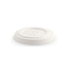 BioCup Pulp Sauce Lid White Suits 50535 & 50536