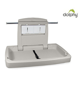 Baby Changing Station Horizontal Grey