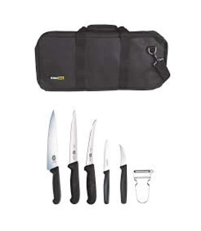 Victorinox 7 Piece Apprentice Hospitality Kit Black