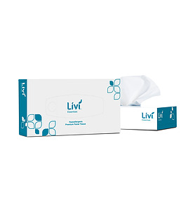 Livi Essentials Facial Tissue 2ply 100 Sheets 4