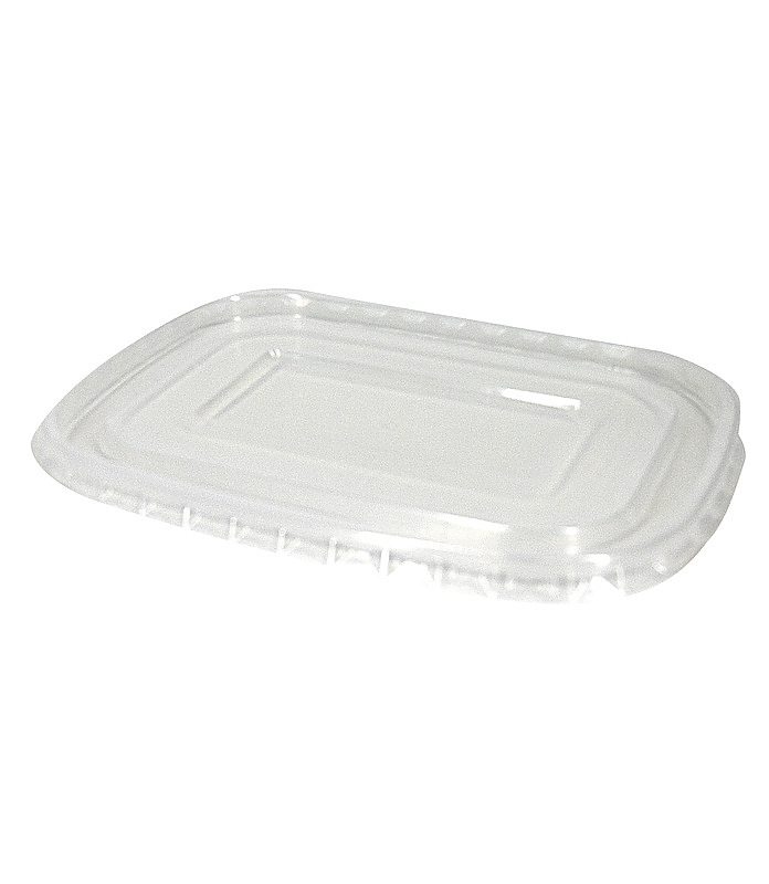 Deli Rectangular RPET Lid Cold Use Only 173 x 120mm Suits 51060-51063 (300)