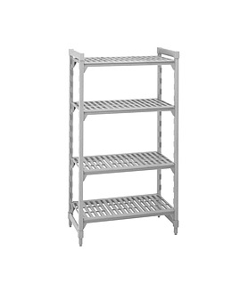 Shelving 4 Tier Polypropylene 910 x 455 x 1800mm