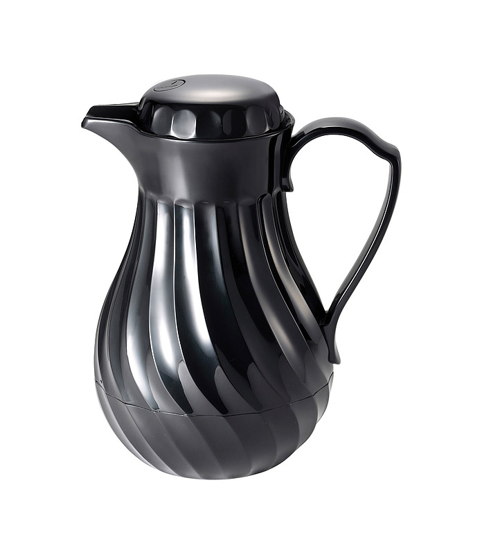 Insulated Black Jug - 2 Litre with Screw Top CLEARANCE