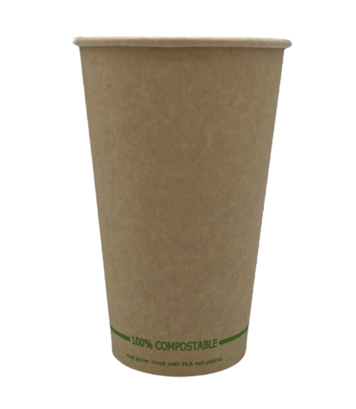 Single Wall Kraft PLA Coffee Cup 16oz Single Wall Kraft PLA Coffee Cup 16oz