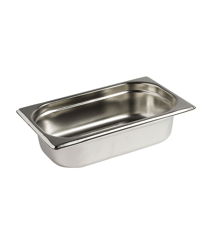 Steam Pan Stainless Steel 1/3 x 100mm Deep