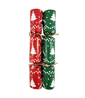 Xmas BonBons Red & Green Tree Print 250mm (50)