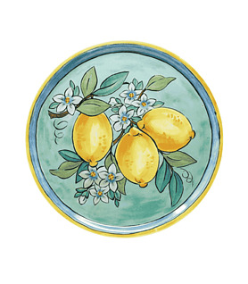 Saturnia Pizza Plate Lemon 330mm (6)