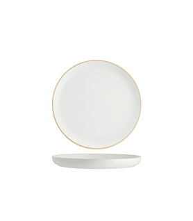 Core Round Plate Walled Lip Natural 270mm (3)