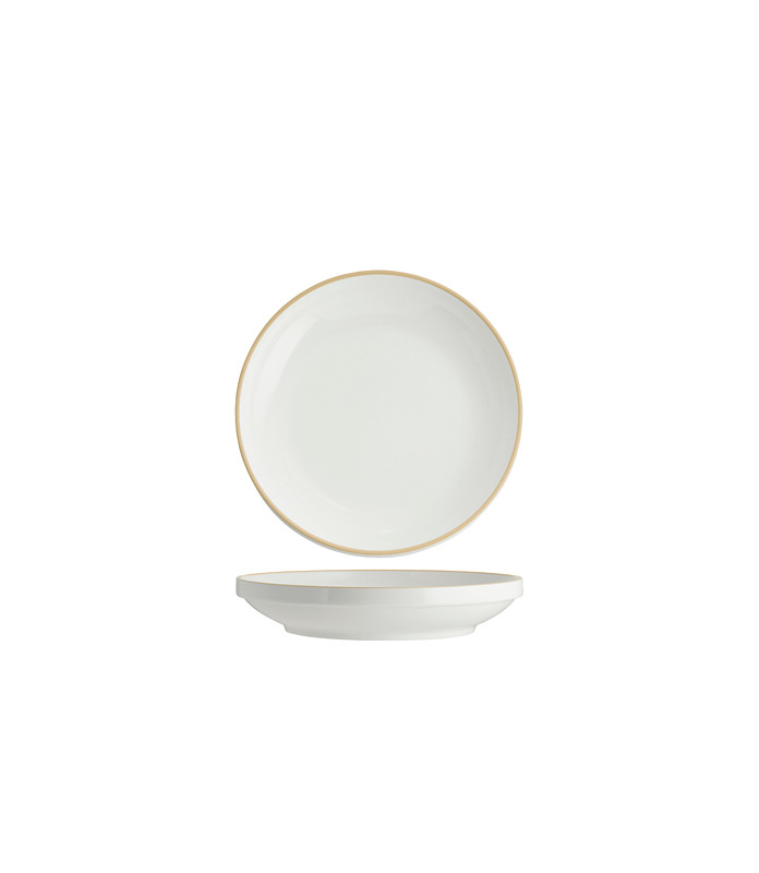 Core Round Bowl Walled Lip Natural 230mm (4)