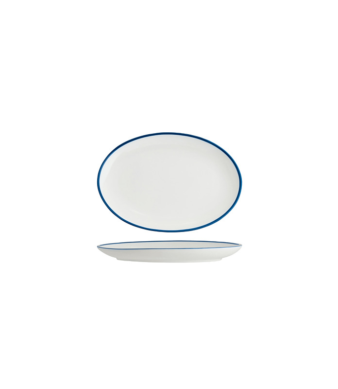 Core Oval Coupe Plate Royal Blue 230mm (6)