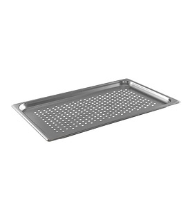 Steam Pan Stainless Steel Perforated 1/1 x 20mm Deep