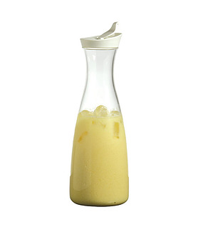 Polycarbonate Carafe With White Lid 1L